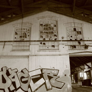 A station with a dark history where trains no longer stop A station with a dark history where trains no longer stop