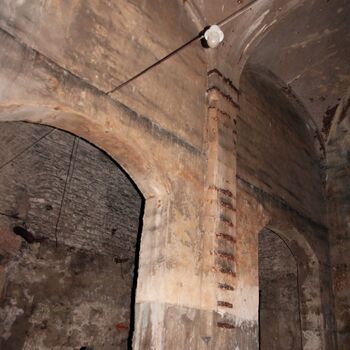 Monumental dark landmark of the city 2023