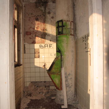 Soviet hospital on the outskirts of the city Soviet hospital on the outskirts of the city