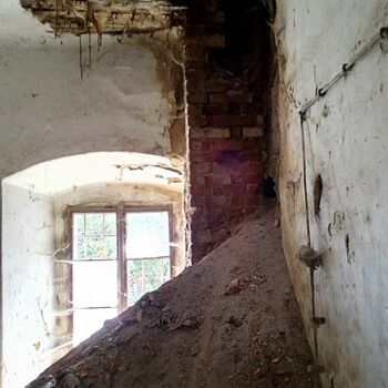 věznice zeď staré nápravném zařízení budova Architektura