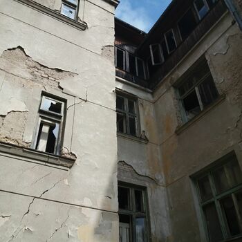 fasáda Architektura budova okno balkon město