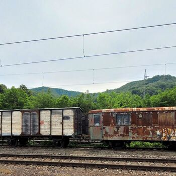 Odstavné koleje.🚃🚃🚃