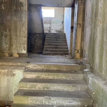 Ruins of a Soviet settlement Ruins of a Soviet settlement