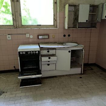 Abandoned school in Nature