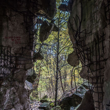 Bunkr/hangár pro prototypy ve druhé světové válce