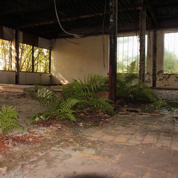 Monumental dark landmark of the city 2023