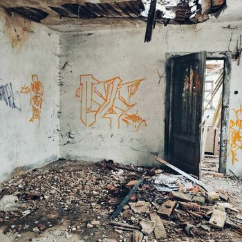 sgrafity dekorace staré grunge