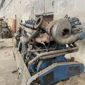 an abandoned boat repair shop with a police boat