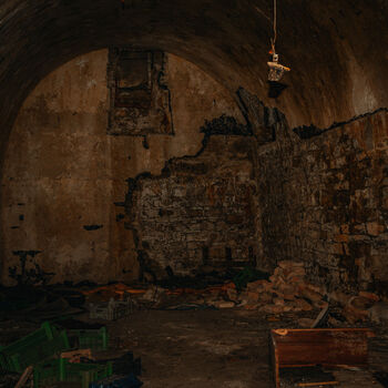 Brewery with underground factory