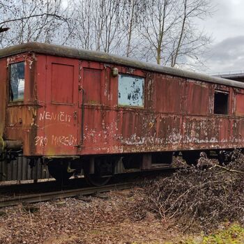 Railway carriages and station building_2024