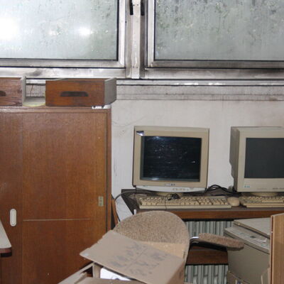 Why did they leave it here? Abandoned headquarters