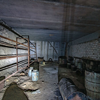 Nikdy nedokončený nový bunkr AU-13 - Bojové velitelské centrum