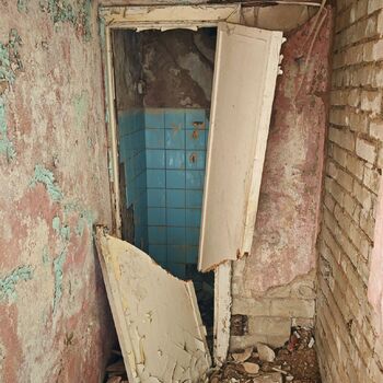 Verlassene sowjetische Wohnsiedlung Verlassene sowjetische Wohnsiedlung