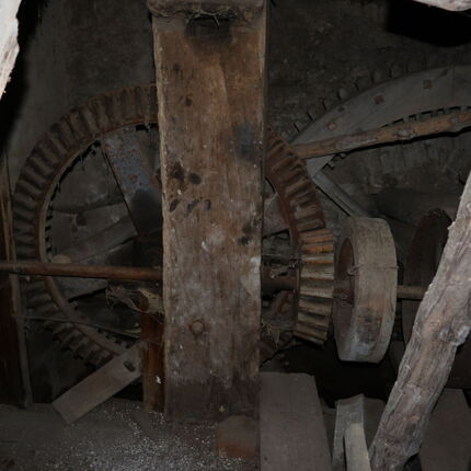 A mill in the country.