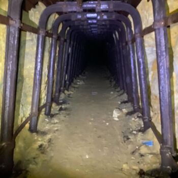 Abandoned sand mines 13 meters underground