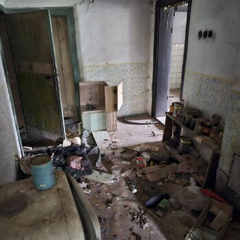 A house by the road.