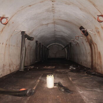 Monumental dark landmark of the city 2023