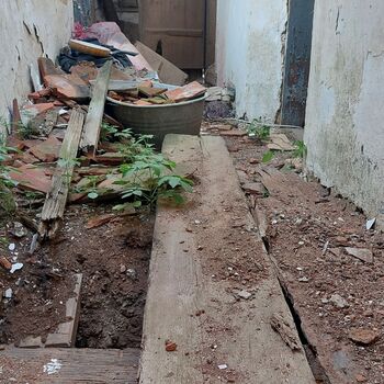 Dieses kleine Haus hat es schon seit ein paar