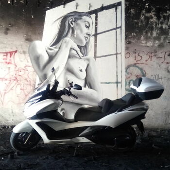 motor scooter wheeled vehicle vehicle conveyance