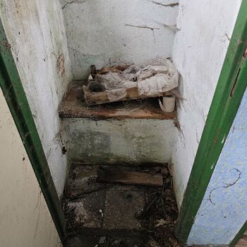 A house by the road.