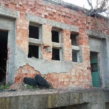 brick building material architecture old building wall