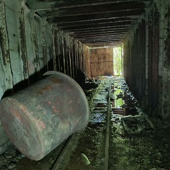 In the deep bowels of 🖤⛏️🚊🌿 In the deep bowels of 🖤⛏️🚊🌿