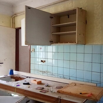 místnost interiér domácí nábytek kuchyně dům moderní