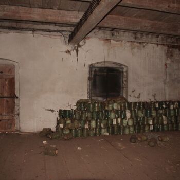 Sušárna chmele na zámeckém dvoře