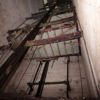 Monumental dark landmark of the city 2023