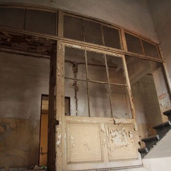 Monumental dark landmark of the city 2023