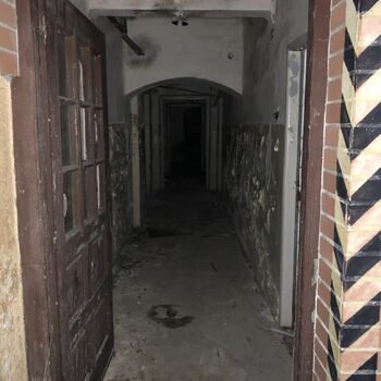 Buňka Architektura staré budova zeď věznice kámen