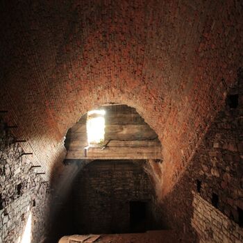 Monumental dark landmark of the city 2023