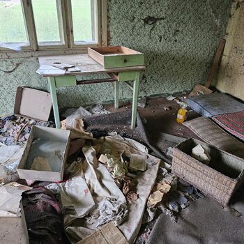 A house by the road.