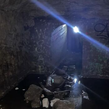 Unterirdischer deutscher Schutzraum Višňovka