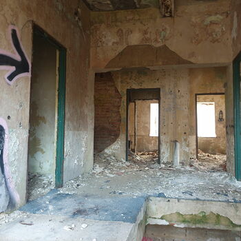 architecture old building wall door