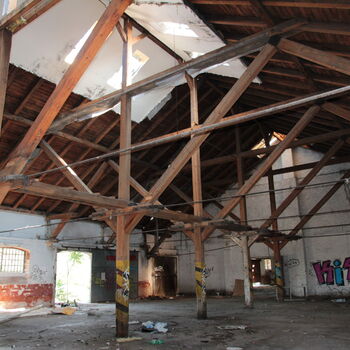 A station with a dark history where trains no longer stop A station with a dark history where trains no longer stop