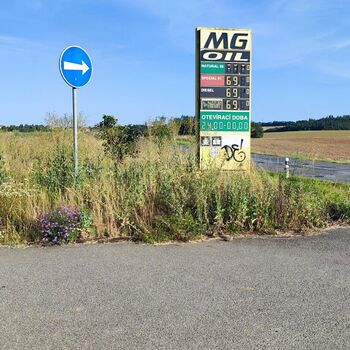 Verlassene Tankstelle