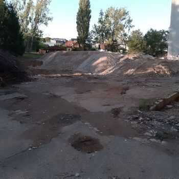 Abandoned watering hole