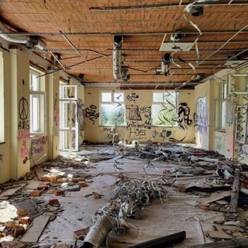 Opuštěný hotel Kladno