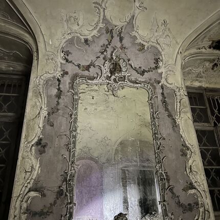 opuštěný zámek - teď už v rekonstrukci