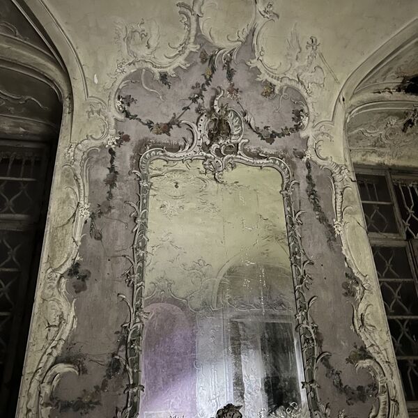 opuštěný zámek - teď už v rekonstrukci