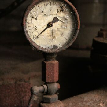 Heizstation im Bahnhof. Netolice