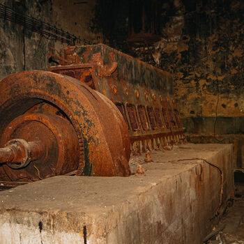 Brewery with underground factory