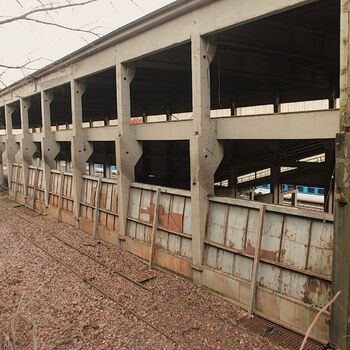 The "throat" of the cement works