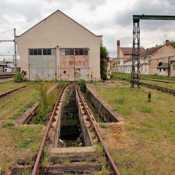 Werkstätten der Bushrad Railway