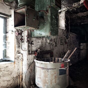 Factory across the border