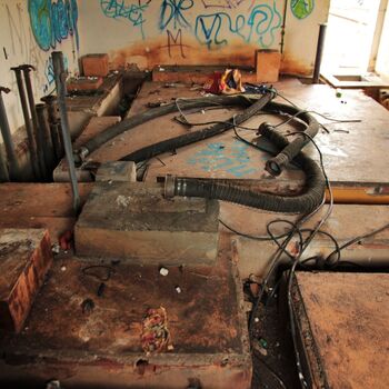 Werkstätten der Bushrad Railway