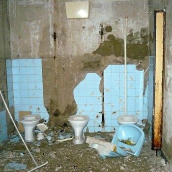 Ein verlassenes Restaurant