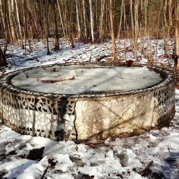 loď fontána Les struktura strom loď fontána Les struktura strom