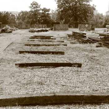 A station with a dark history where trains no longer stop A station with a dark history where trains no longer stop